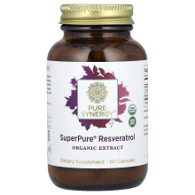 Pure Synergy, SuperPureÆ Resveratrol, 60 Capsules