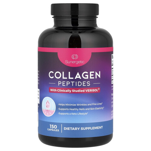 Sunergetic, Collageenpeptiden, 150 Capsules