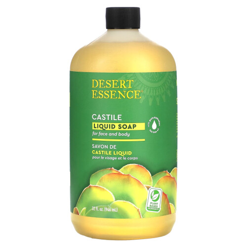 Desert Essence, Καστίλιος Λιπώδης Σαπουνιέρα, 32 fl oz (946 ml)