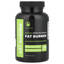 Nobi Nutrition, Premium Groene Thee-Extract Fettverbrander, 120 capsules