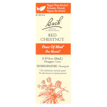 Bach, Pôvodné kvetné liečivky, Červený hrudník, 0,35 fl oz (10 ml)