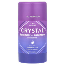 CRYSTAL, Magnesium Verrijkt Deodorant, Lavendel + Rosemarijn, 2.5 oz (70 g)