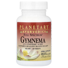 Planetary Herbals, Full Spectrum Gymnema, 450 mg, 60 Tabletten