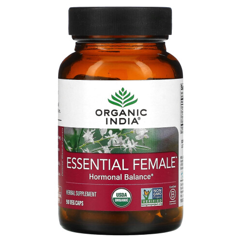 Organic India, Απαραίτητη Γυναίκα, Ισορροπημένη Ορμόνες, 90 Βοτάνια Καψούλες