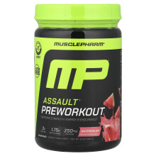 MusclePharm, Assault Energy + Strength, Voorbereidingssport, Watermeloen, 12,1 oz (344 g)