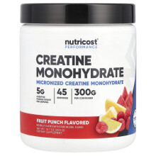 Nutricost, Leistung, Creatinmonohydrat, Frucht-Punch, 10,7 oz (300 g)