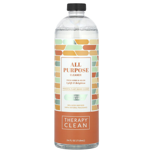 Therapy Clean, Ολικός Καθαριστής, Φρέσκα Βότανα & Μελό, 24 fl oz (710 ml)
