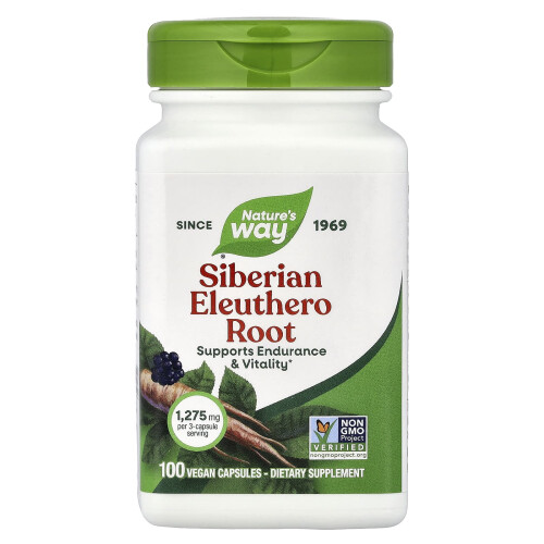 Φυσική Δίοδος, Σιβηρική Ελευθέρω Ρίζα, 1.275 mg, 100 Βεγανικά Φύλλα (425 mg ανά Φύλλο)