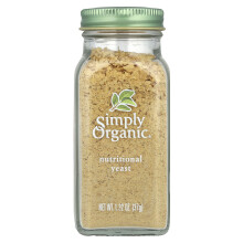 Simply Organic, Nutriente Orgánico, Levadura Nutricional, 1.32 oz (37 g)