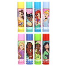 Balsamo Labiale Lip Smacker, Disney Principesse, Partita, 8 Pacchi, 0.14 oz (4 g) Ogni