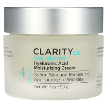 ClarityRx, Voel Beter, Hyaluronzuur Vochtinbrengende Crème, 1.7 oz (50 g)