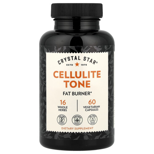 Crystal Star, Cellulit ton, 60 Vegetariska kapslar