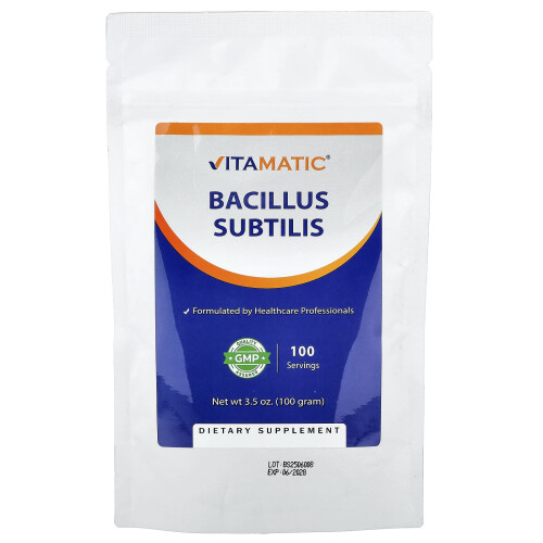 Vitamatic, Bacillus Subtilis, 3,5 oz (100 g)