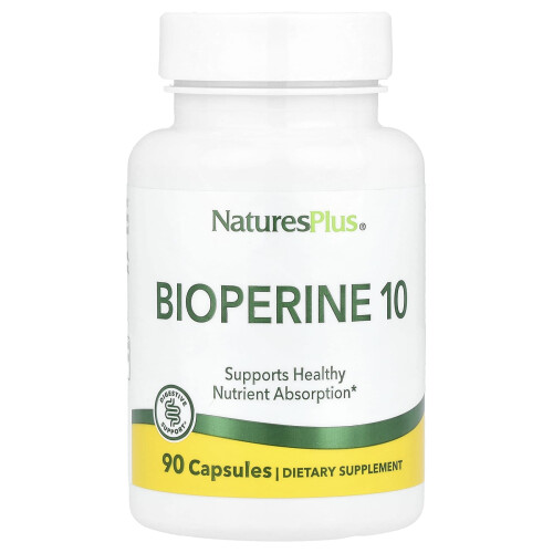 NaturesPlus, Bioperine 10, 90 Capsules (10 mg per Capsule)