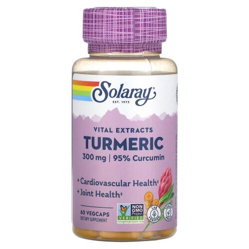Solaray, Kurkuma, 300 mg, 60 VegCaps