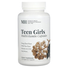Michael's Naturopathic, Michael's Naturopatia, Multivitamin dla Dziewczyn w Wieku Młodzieńczej, 120 Wegetariańskie Kapsułki