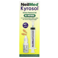 NeilMed, Kyrosol Ohrenschmalz-Entfernungsmittel, Alkoholfrei, 5-Stück-Set