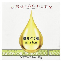 J.R. Liggett's, Body Oil In A Bar , 2 oz (57 g)
