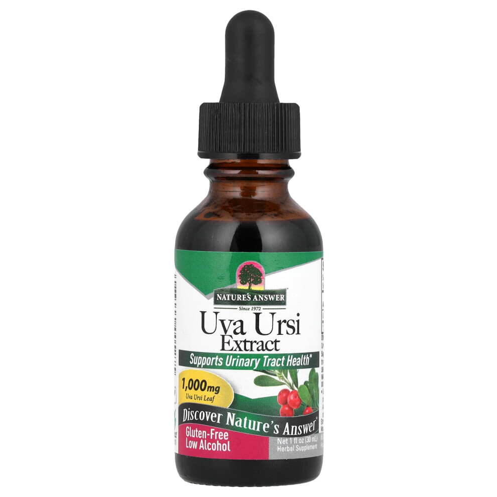 Nature's Answer , Uva Ursi Extract, Low Alcohol, 1,000 Mg, 1 Fl Oz (30 Ml)