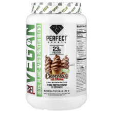 PERFECT Sports, Diesel Vegan, 100% Protein de Plante, Blenda, Înghețată de Cremă, 1.5 lb (700 g)