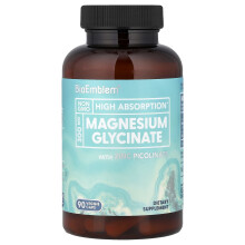 BioEmblem, Magnézium glicinát + Zink pikolinát, 90 Veggie kapszula