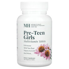 Michael's Naturopathic, Dziewczynki w wieku przedmłodzieńczym, Multivitamin, 120 tabletek wegetariańskich