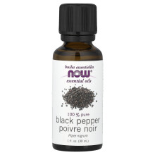 NOW Foods, Essential Oils, Svartpepparolja, 1 fl oz (30 ml)