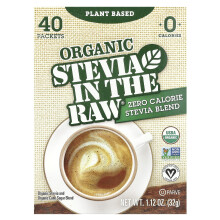 In the Raw, Stevia in the Raw Organica, Stevia Zucchero Zero, 40 Pacchetti, 1.12 oz (32 g)