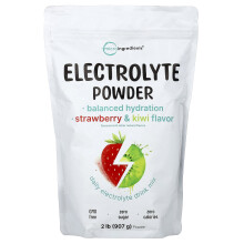 Micro Ingredients, Elektrolyt-Pulver, Erdbeere & Kiwi, 2 lb (907g)