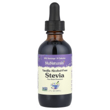NuNaturals, Alcoholvrij Stevia, Vanille, 2 fl oz (59 ml)