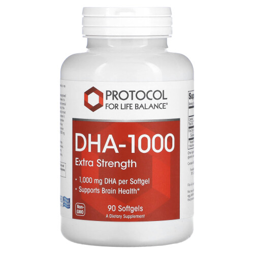 DHA-100, Putere Suplimentară, 1,000 mg, 90 Capsule Moale