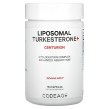 Codeage, Liposomal Turkesterone+ Centurion, 120 Capsule