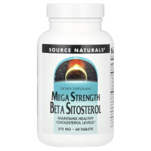 Source Naturals, Mega Strength Beta Sitosterol, 60 Tablets