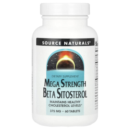 Source Naturals, Mega Strength Beta Sitosterol, 60 Tablets