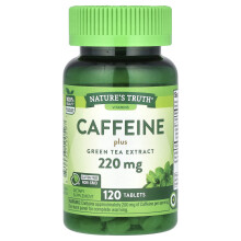 Nature's Truth, ΚOFFΕΪΝΟ + Πράσινο Τσάι Εξόχου, 220 mg, 120 Τάμπλες