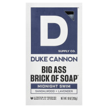 Duke Cannon Supply Co., Big Brick Of Bar Soap, Midnight Swim, 10 oz (283 g)
