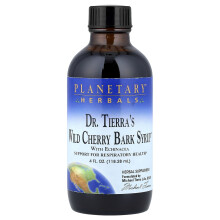 Planetary Herbals, Sírupo de Corteza de Cerneja Selvagem Dr. Tierra's, 4 fl oz (118.28 ml)