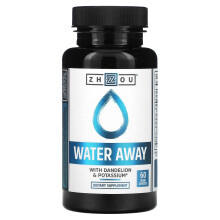 Zhou Nutrition, Water Away with Dandelion & Potassium, 60 Veggie Capsules