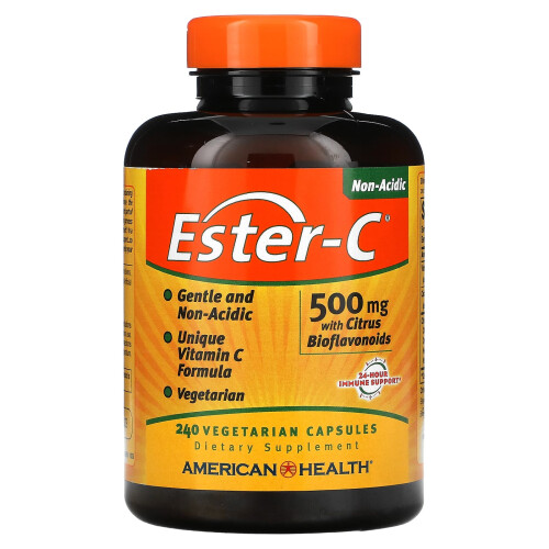 Ester-C με Βιοφλαβονοΰδες από Πορτοκάλι, 240 Βεγανικές Κάψουλες