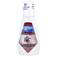 Crest, 3D Biały, Whitening Mouthwash, Glamorous White, Arctic Mint, 16 fl oz (473 ml)