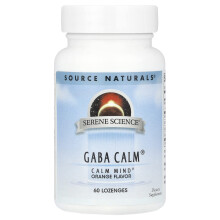 Source Naturals, Serene Science, GABA Calm, Orange, 60 Lozenges