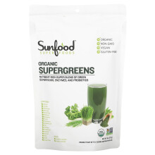 Sunfood, Οργανική Supergreens, 8 oz (227 g)