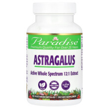 Paradise Herbs, Astragalus, 120 Vegetariska Kapslar (250 mg per Kapsel)