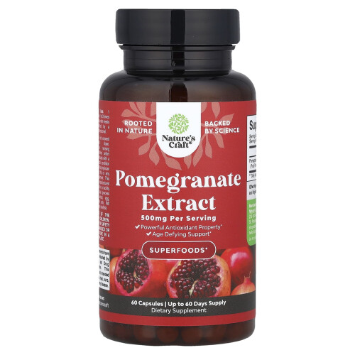 Nature's Craft, Pomegranate Complex , 500 mg, 60 Capsules