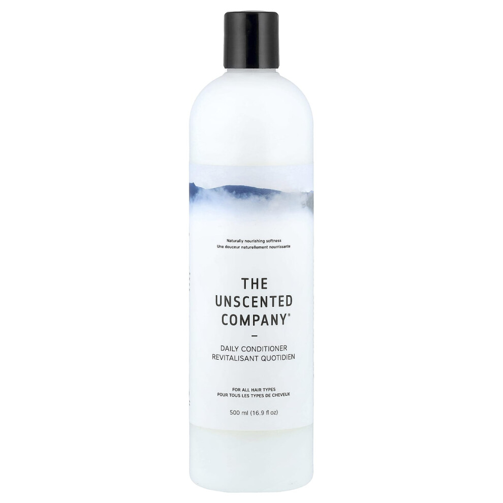 The Unscented Company , Daily Conditioner, For All Hair Types, Fragrance Free, 16.9 Fl Oz (500 Ml)
