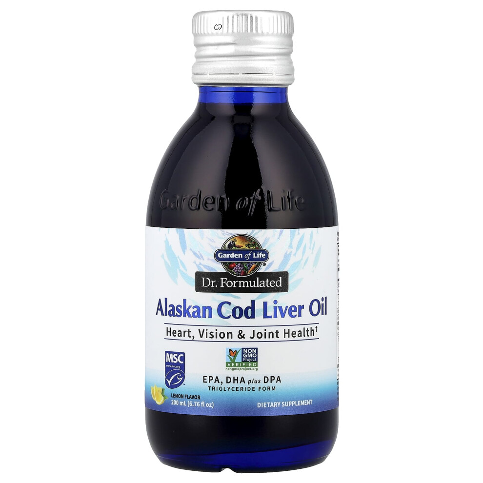 Garden Of Life (200Ml) Dr. Formulated Alaskan Cod Liver Oil, Lemon
