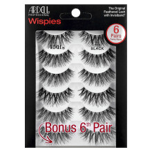Ardell, Wimpers, Wispies, 113 Zwart, 6 Pairs