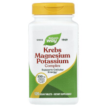 Nature's Way, Krebs-Magnesium-Potassium-Komplex, 120 vegane Tabletten