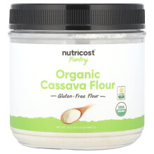 Nutricost, Armazém, Farinha de Mandioca Orgânica, 24,3 oz (680 g)