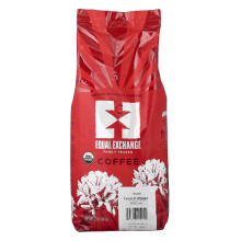 Equal Exchange, Organický káva, Celá zrna, Francúzsky pražený, 2 lb (907 g)